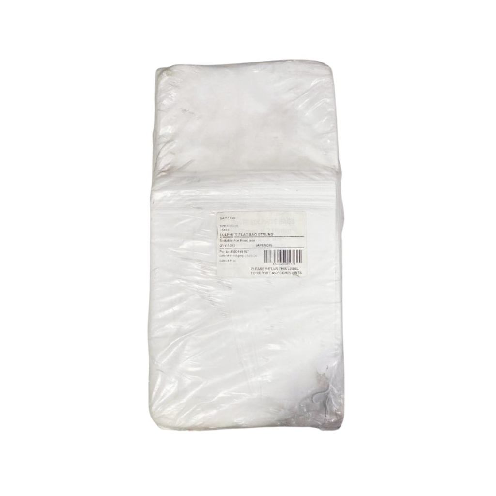 SULPHITE BAGS WHITE 8.5*8.5 1000PCS