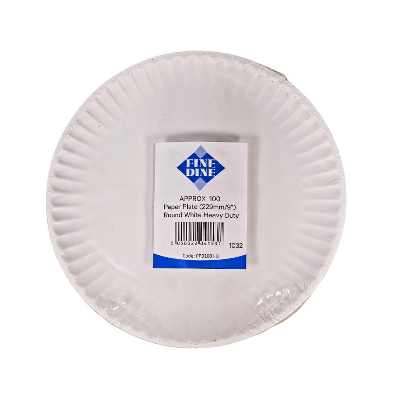 [441] PLATES PAPER 23CM RW HD 100PCS