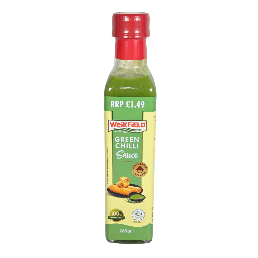GREEN CHILLI SAUCE 6*265G (WEIKFIELD)