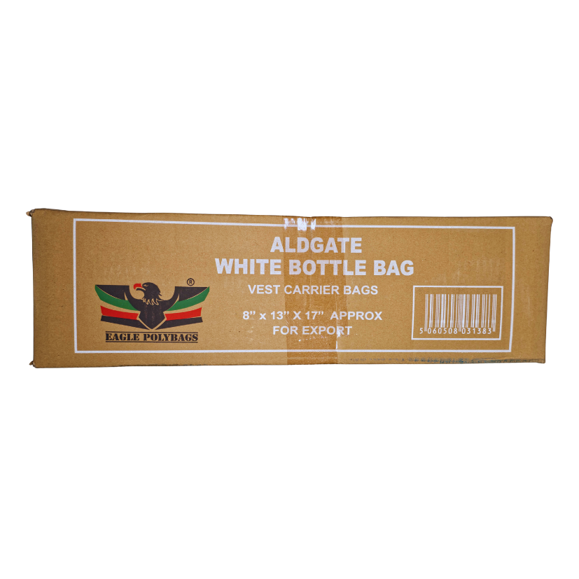 CARRIER BAGS S2 WHITE 8*13*18