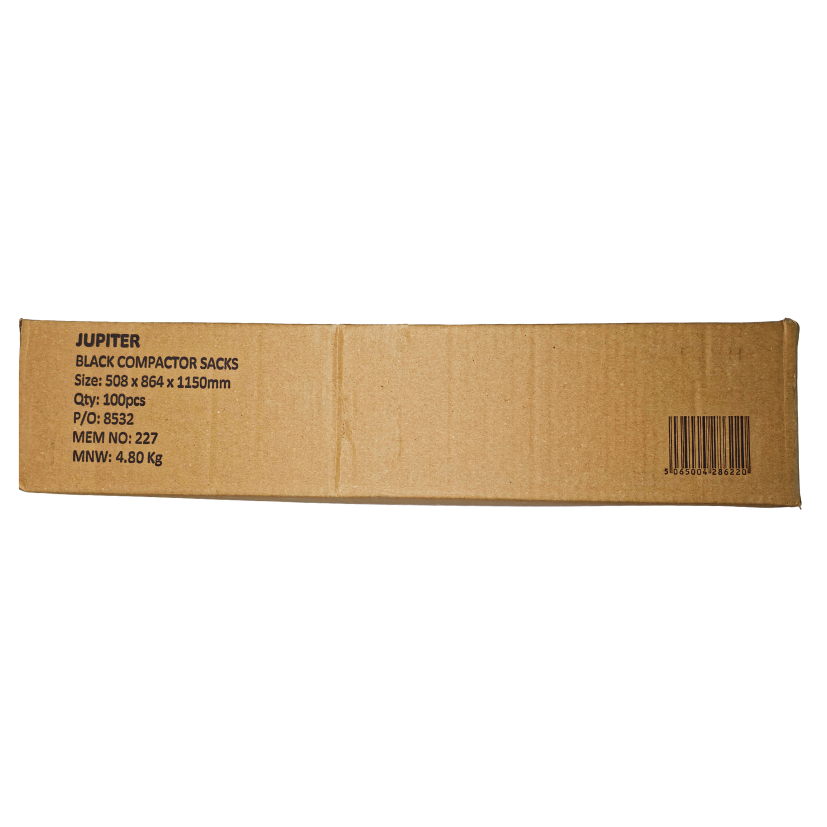 EX LARGE BLACK SACKS 20*34*47 100PCS