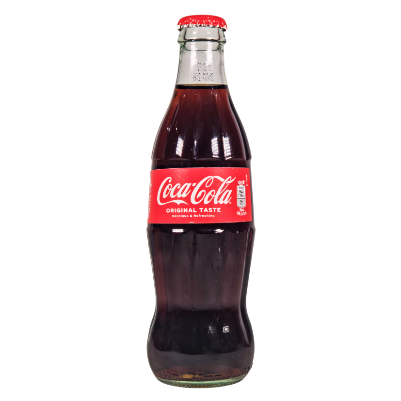 COKE GLASS BTLS 24*330ML