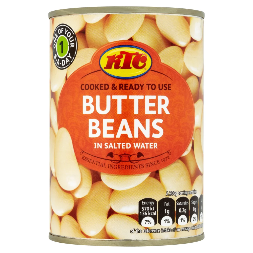BUTTER BEANS TINS 12*400G