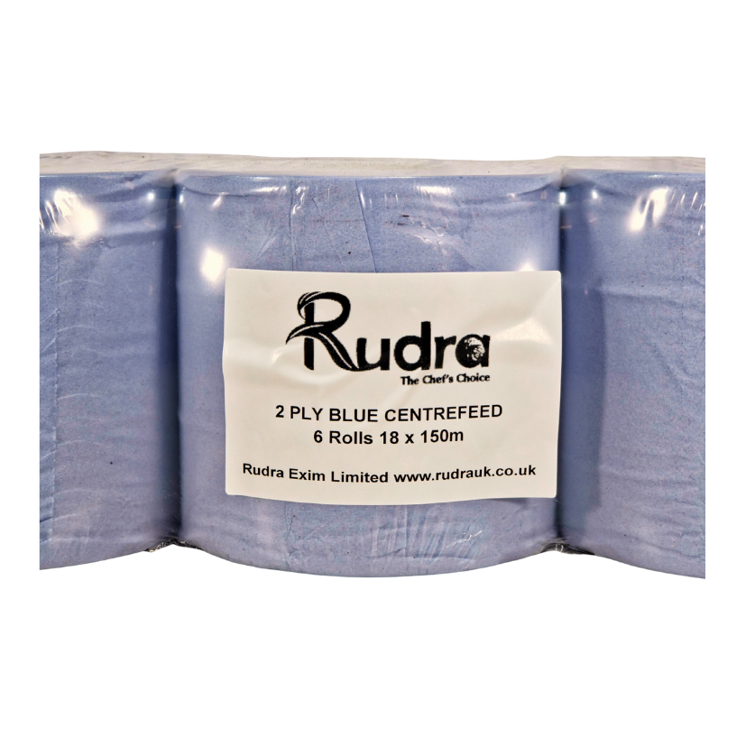 BLUE ROLL EMBOSSED 2PLY 150M 6PCS