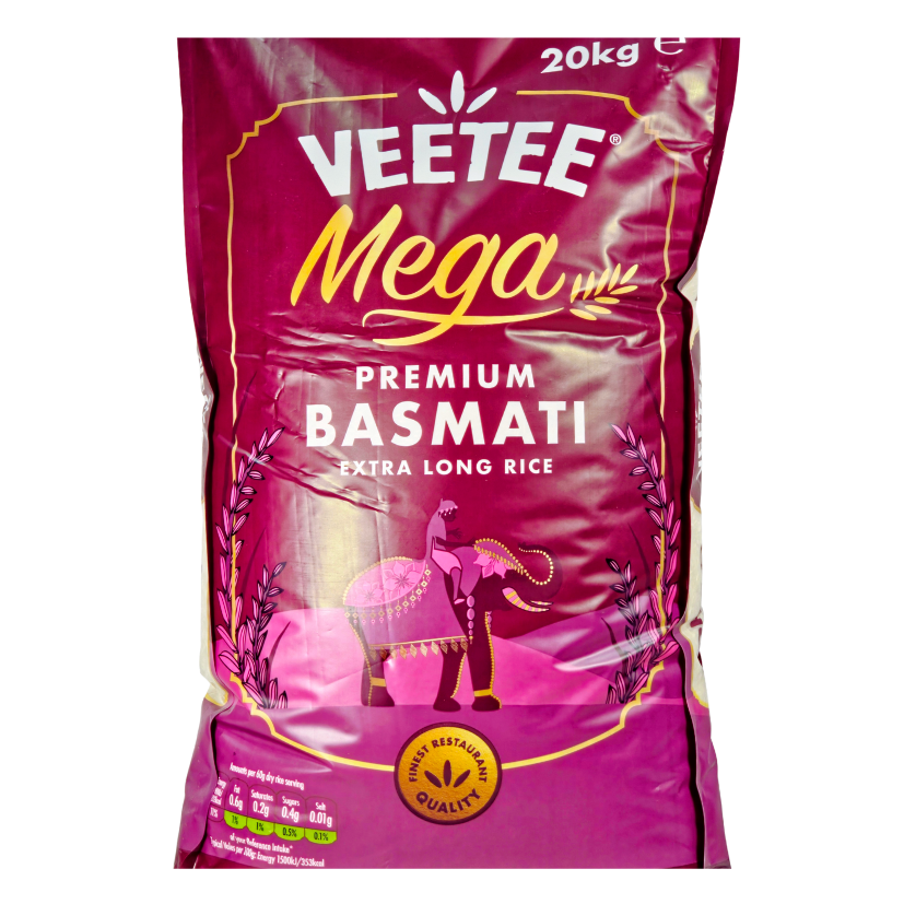 [42] BASMATI EXTRA LONG 20KG (VEETEE MEGA)