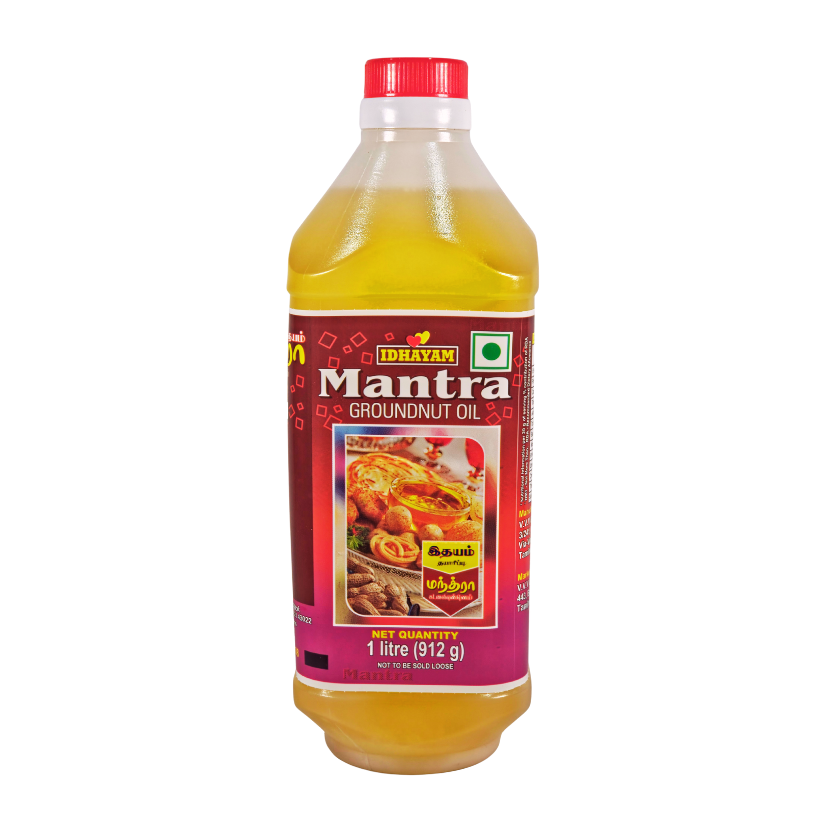 [992] GROUNDNUT OIL 1LTR (12) (MANTRA)