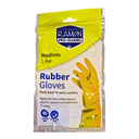 GLOVES RUBBER YELLOW (MED)