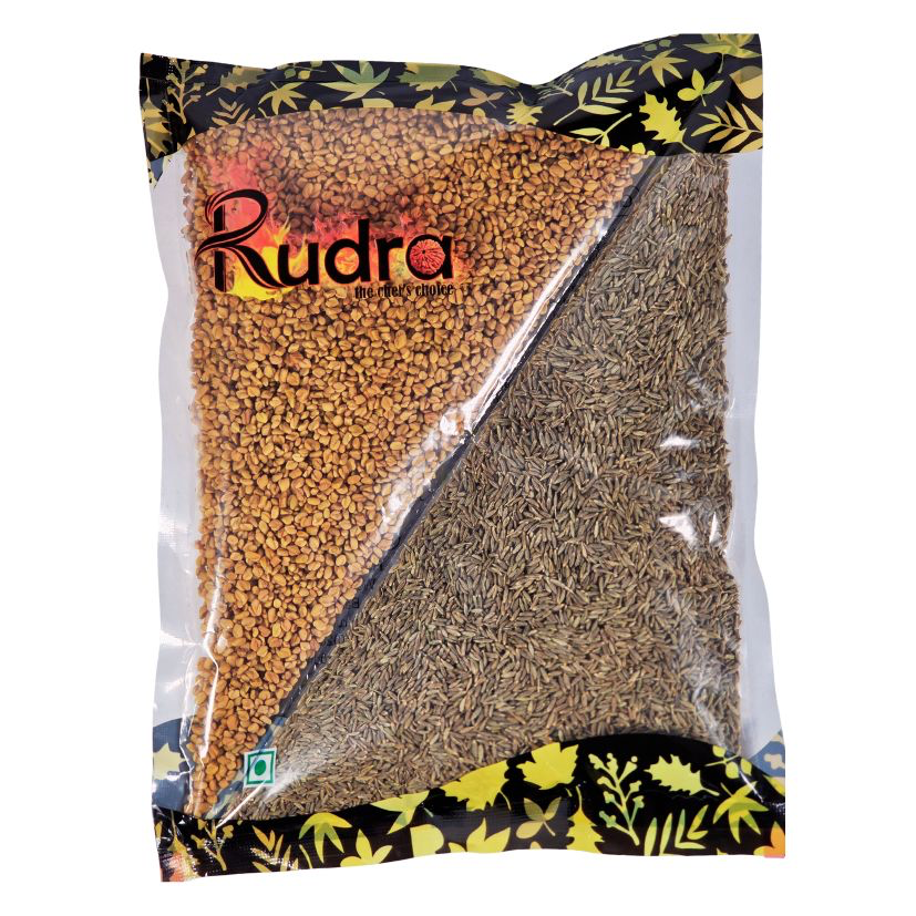 RUDRA FENUGREEK SEEDS 200G & CUMIN SEEDS 150G (15)