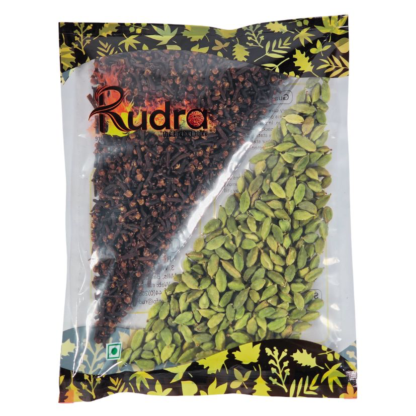 RUDRA CLOVES WHOLE 100G & CARDOMOM GREEN 50G (15)