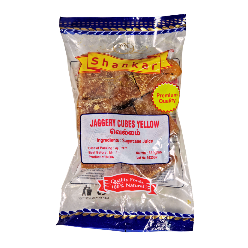 [687] JAGGERY CUBES YELLOW 350G (25) (SHANKAR)