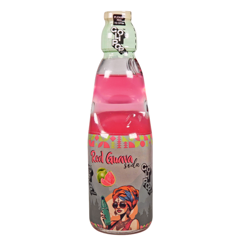 [1027] GOLI SODA 220ML (24) (RED GUAVA)