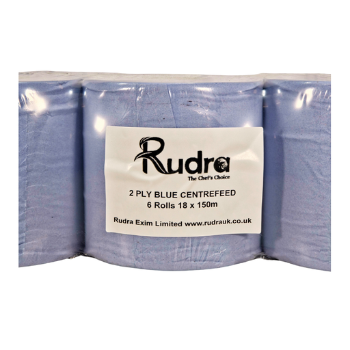 BLUE ROLL EMBOSSED 2PLY 150M 6PCS